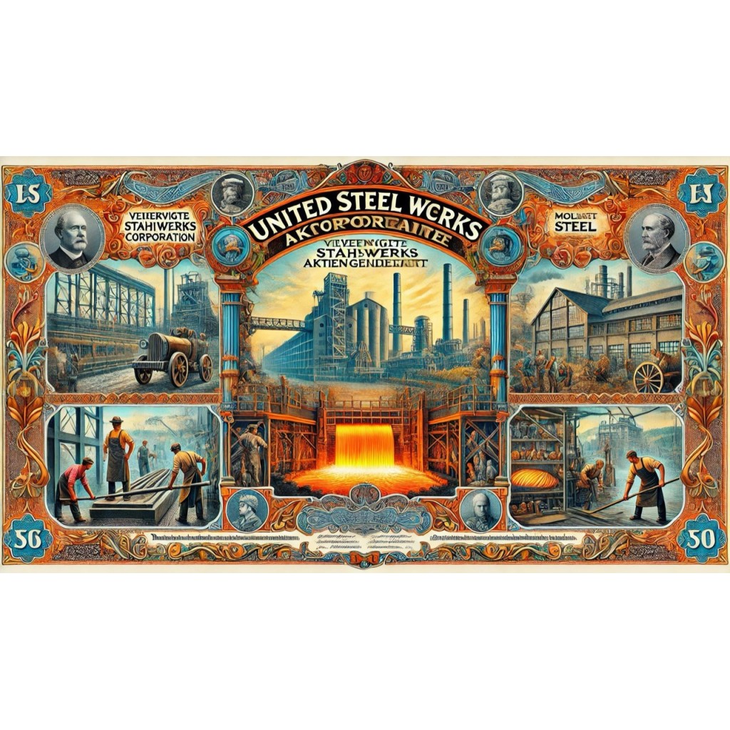 1927 - UNITED STEEL WORKS CORPORATION 6 1/2%...