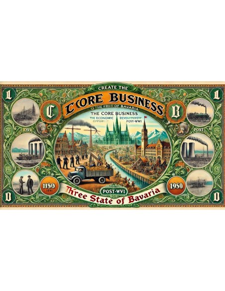 1945 - FREE STATE OF BAVARIA (FREISTAAT BAYERN) 500$