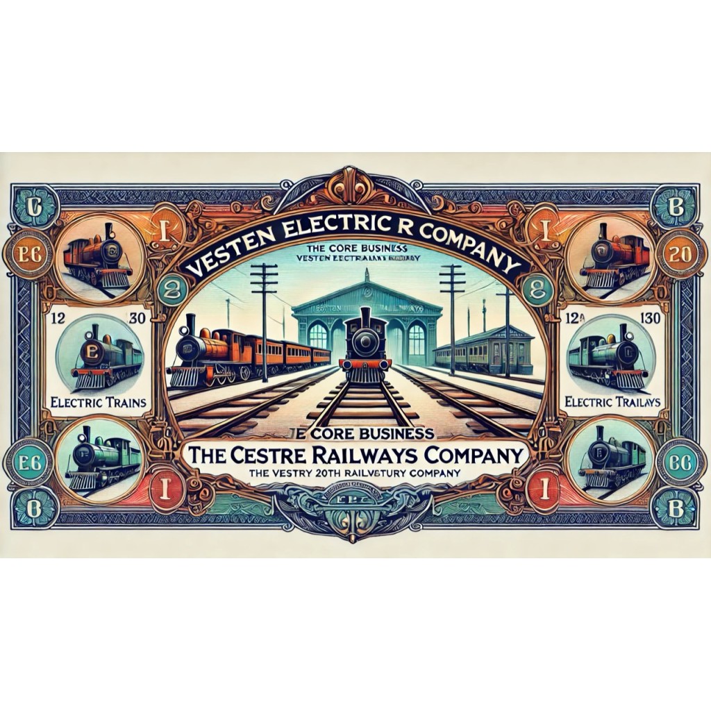 1947 - VESTEN ELECTRIC RAILWAYS COMPANY 1.000 $