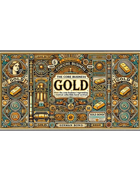 1929 - GERMAN GOLD BOND 500 GOLDMARK (179,2100 Gramm Feingold)