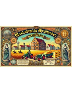 1930 - GERMAN GOLD BOND SCHWERIN 500 GOLDMARK (50/279 Kg.... 2