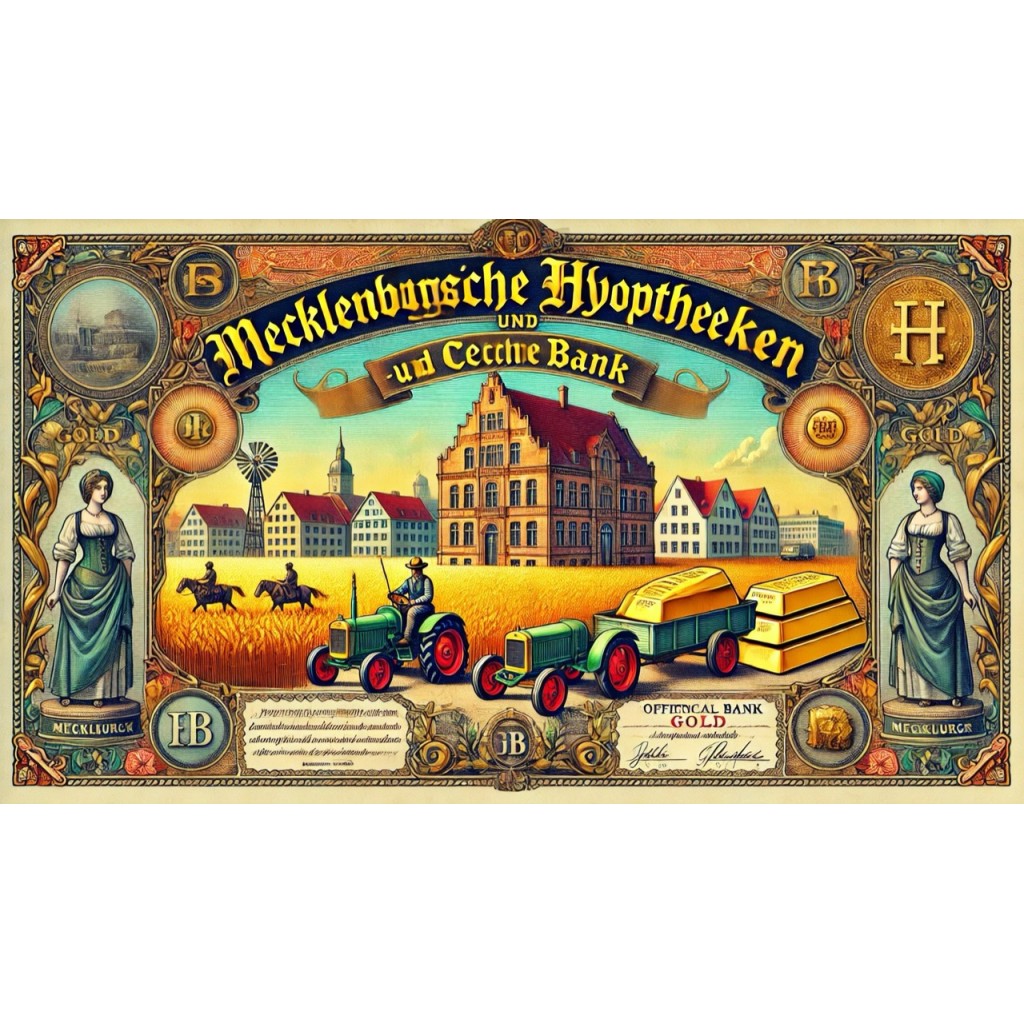 1930 - GERMAN GOLD BOND KOLN 1.000 GOLDMARK...