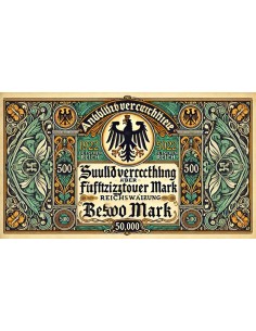 1922 - GERMAN ANLEIHE DES DEUTSCHEN REICHS 50.000 RM 2