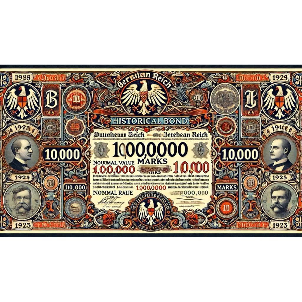 1923 - GERMAN SCHATZANWEISUNG DES DEUTSCHEN REICHS