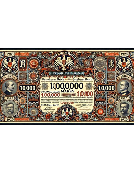 1923 - GERMAN SCHATZANWEISUNG DES DEUTSCHEN REICHS