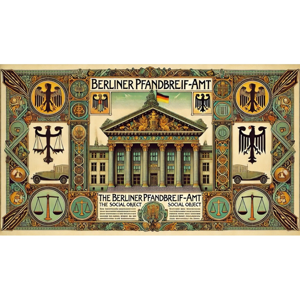 1924 - GERMAN GOLD BOND BERLINER GOLDPFANDBRIEF...