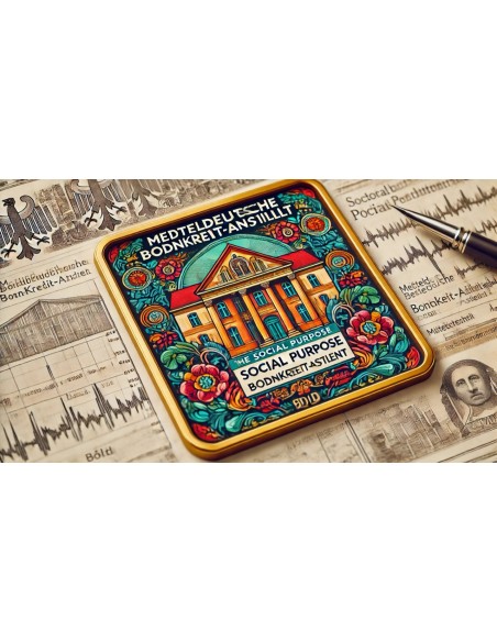 1924 - GERMAN BOND GOLD-HYPOTHEKENPFANDBRIEF 8% 179,21 GRAMM FEINGOLD. LAW AUGUST 30, 1924