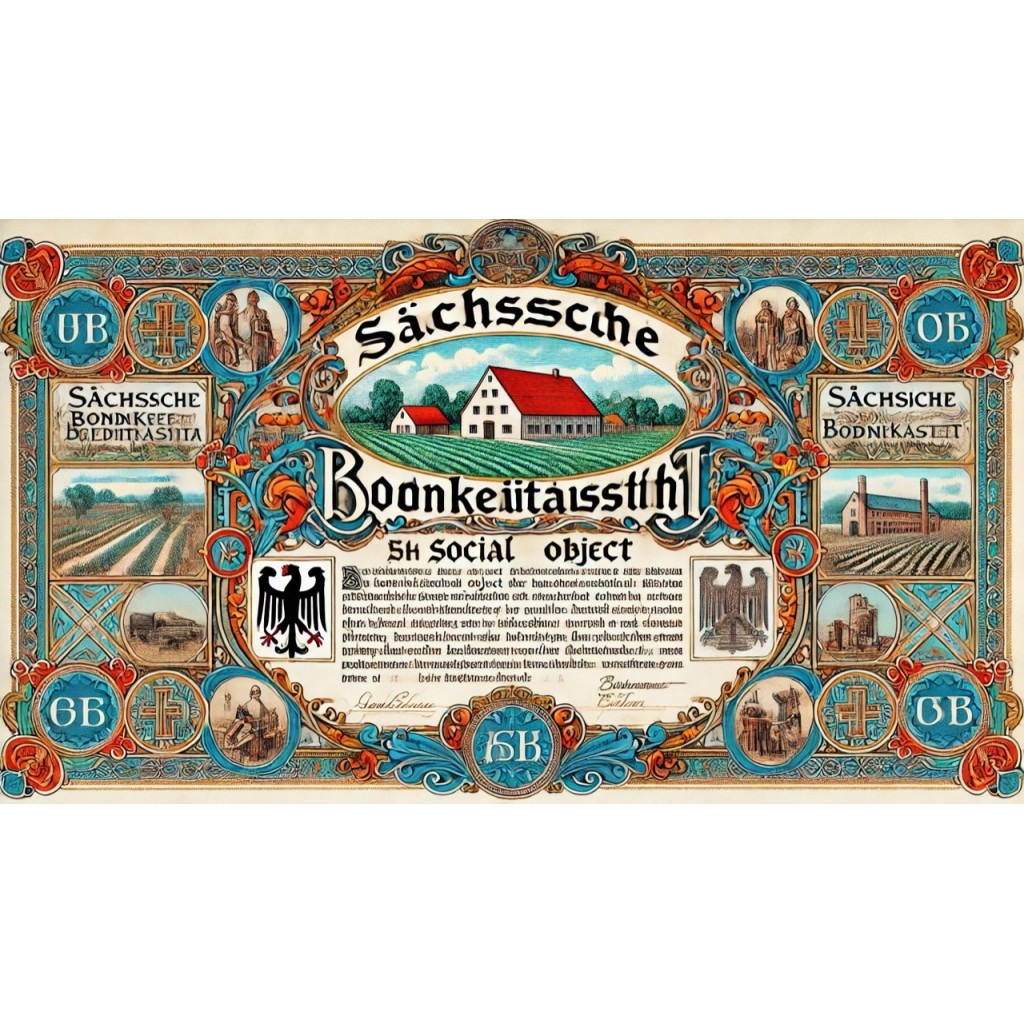1924 - GERMAN BOND GOLD-HYPOTHEKENPFANDBRIEF 8%...