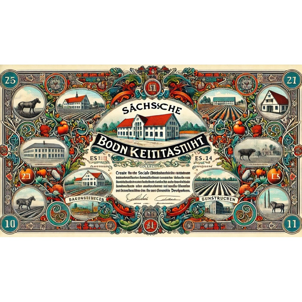 1924 - GERMAN BOND GOLD-HYPOTHEKENPFANDBRIEF 8%...