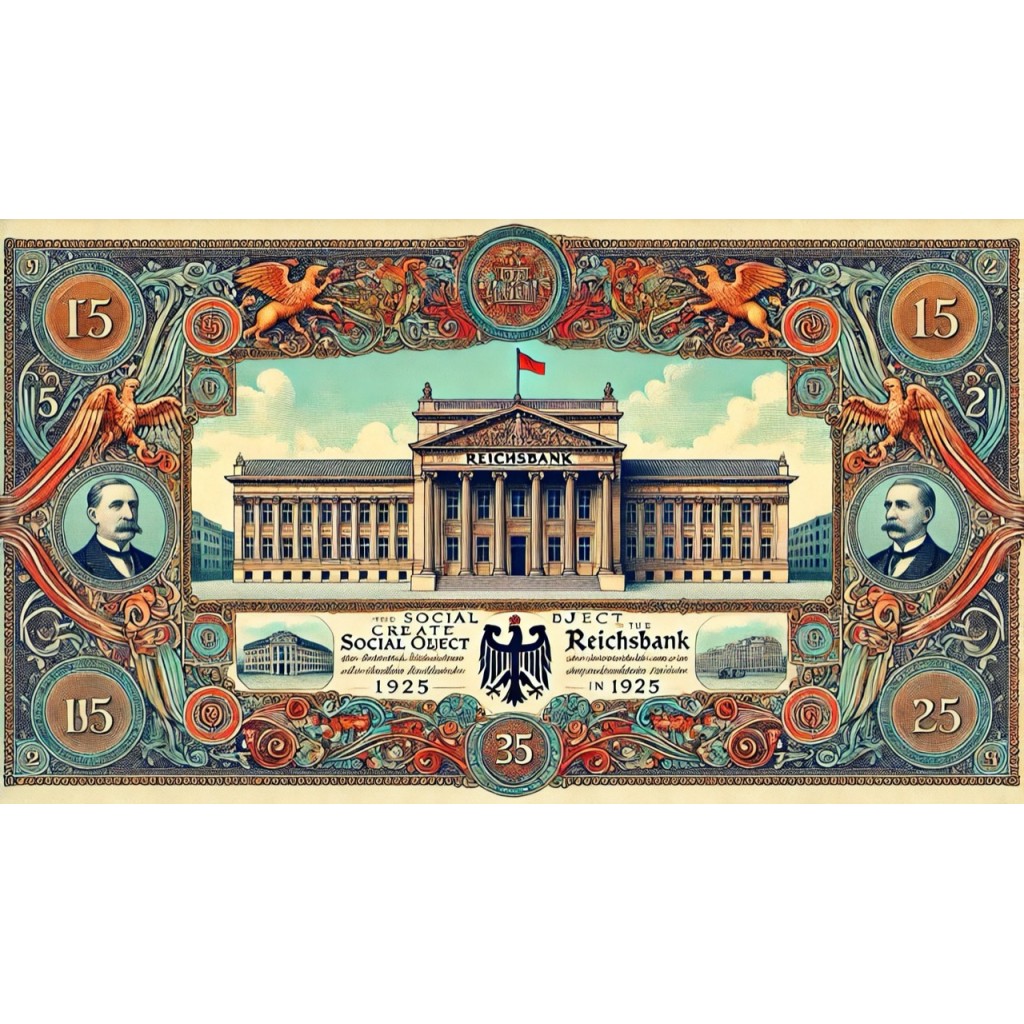 1925 - REICHSBANK-ANTEILSCHEIN - 100 RM