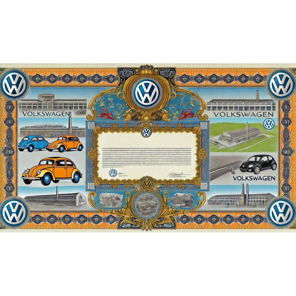 1991 - VOLKSWAGEN - 1 SHARE - MUSTER