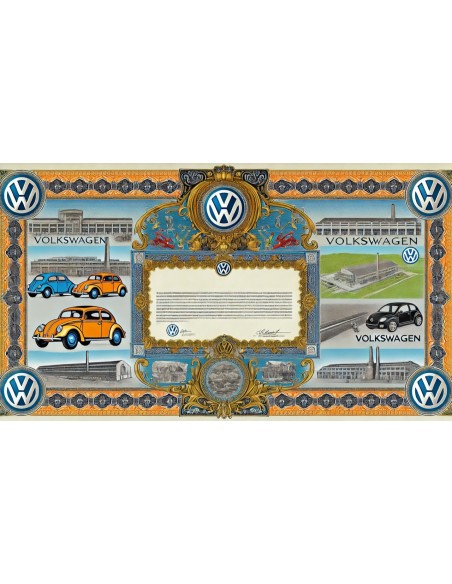 1991 - VOLKSWAGEN - 1 AZIONE - MUSTER