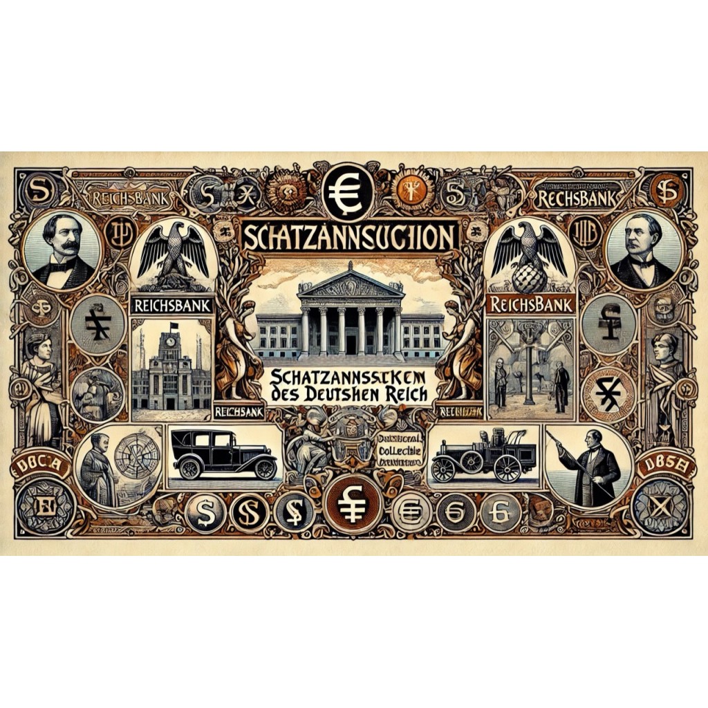 1923 - GERMAN SCHATZANWEISUNG DES DEUTSCHEN...