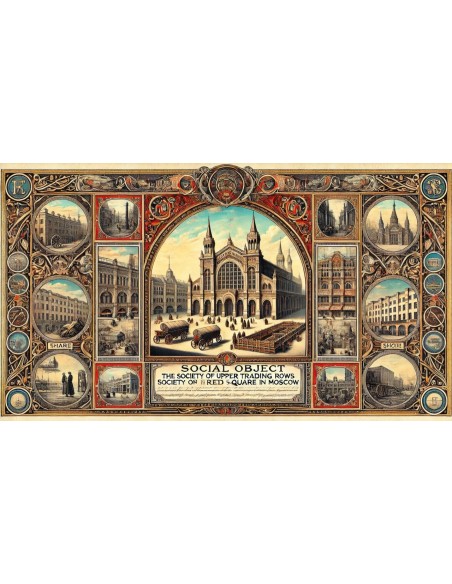 1911- GUM SOC. OF UPPER TRADING ROWS IN RED SQUARE OF MOSCOW 10 AZIONI
