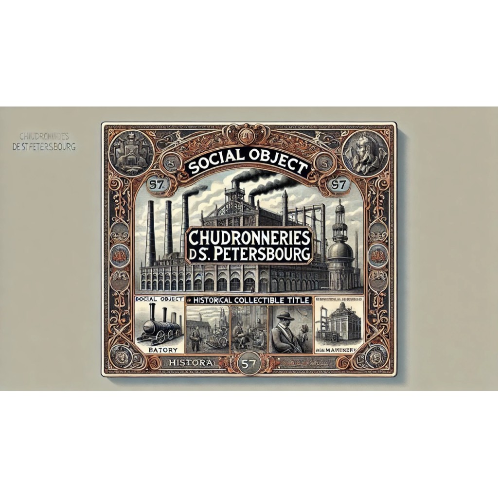 1898 - CHAUDRONNERIES DE S. PETERSBOURG 875.000...