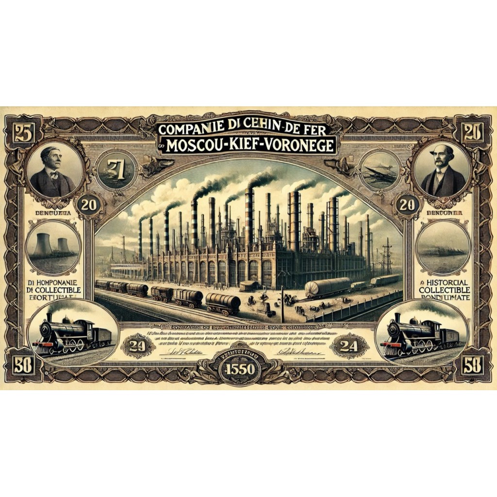 1914 - CHEMIN DE FER DE MOSCOU-KIEF-VORONEGE...