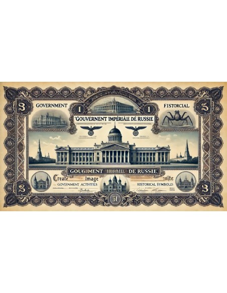 1896 - GOUVERNEMENT IMPERIAL DE RUSSIE - EMPRUNT RUSSE 3% OR DE 1896