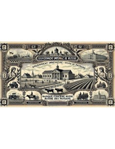 1912 - GOUVERNEMENT IMPERIAL DE RUSSIE - BANQUE FONCIERE... 2