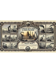 1898 - HOUILLERE ET METALLURGIQUE DE NOVO-PAVLOVKA COMP. 2
