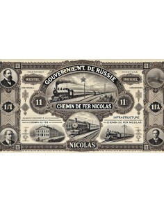 1869 - GOUVERNEMENT IMPERIAL DE RUSSIE - CHEMIN DE FER... 2