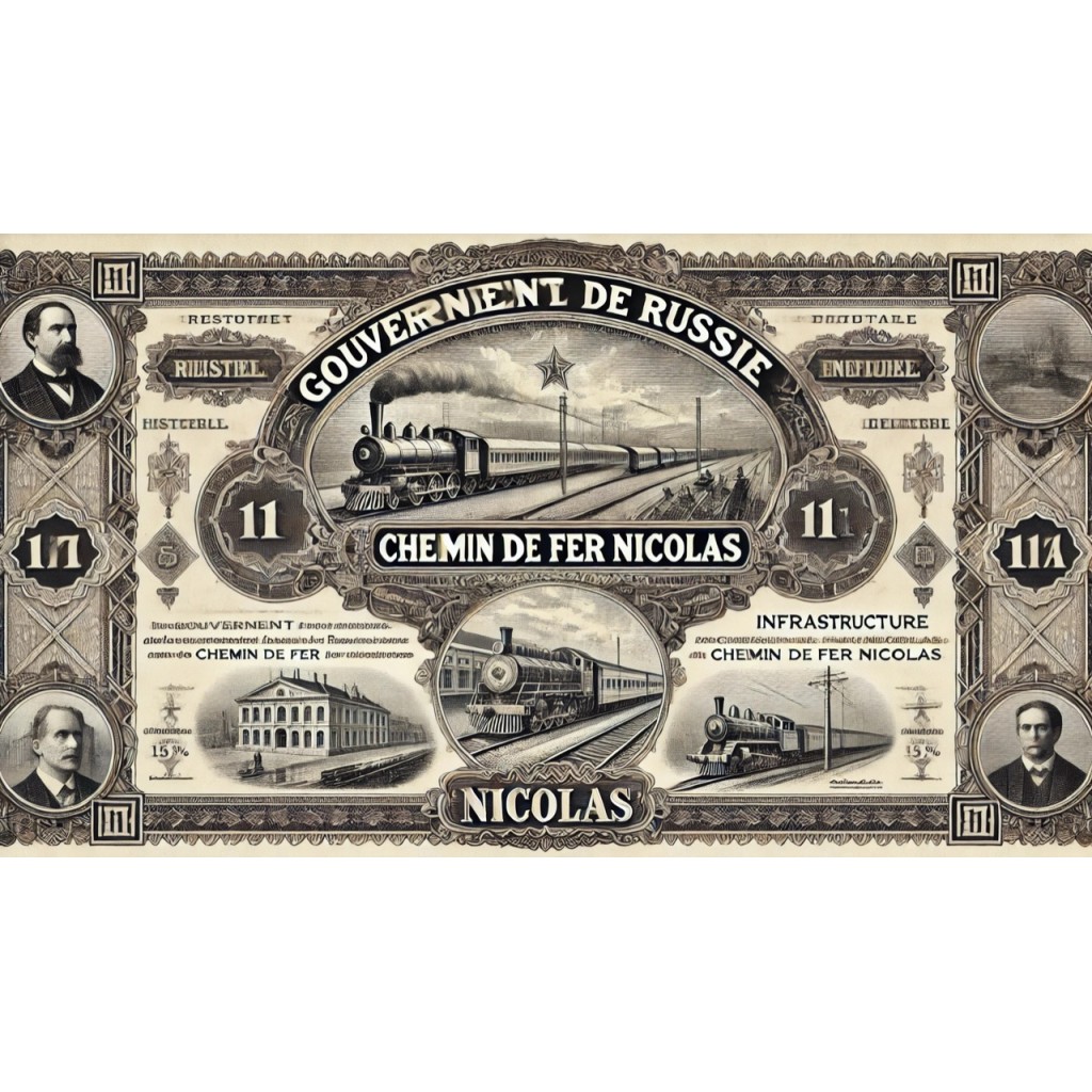 1869 - GOUVERNEMENT IMPERIAL DE RUSSIE - CHEMIN...