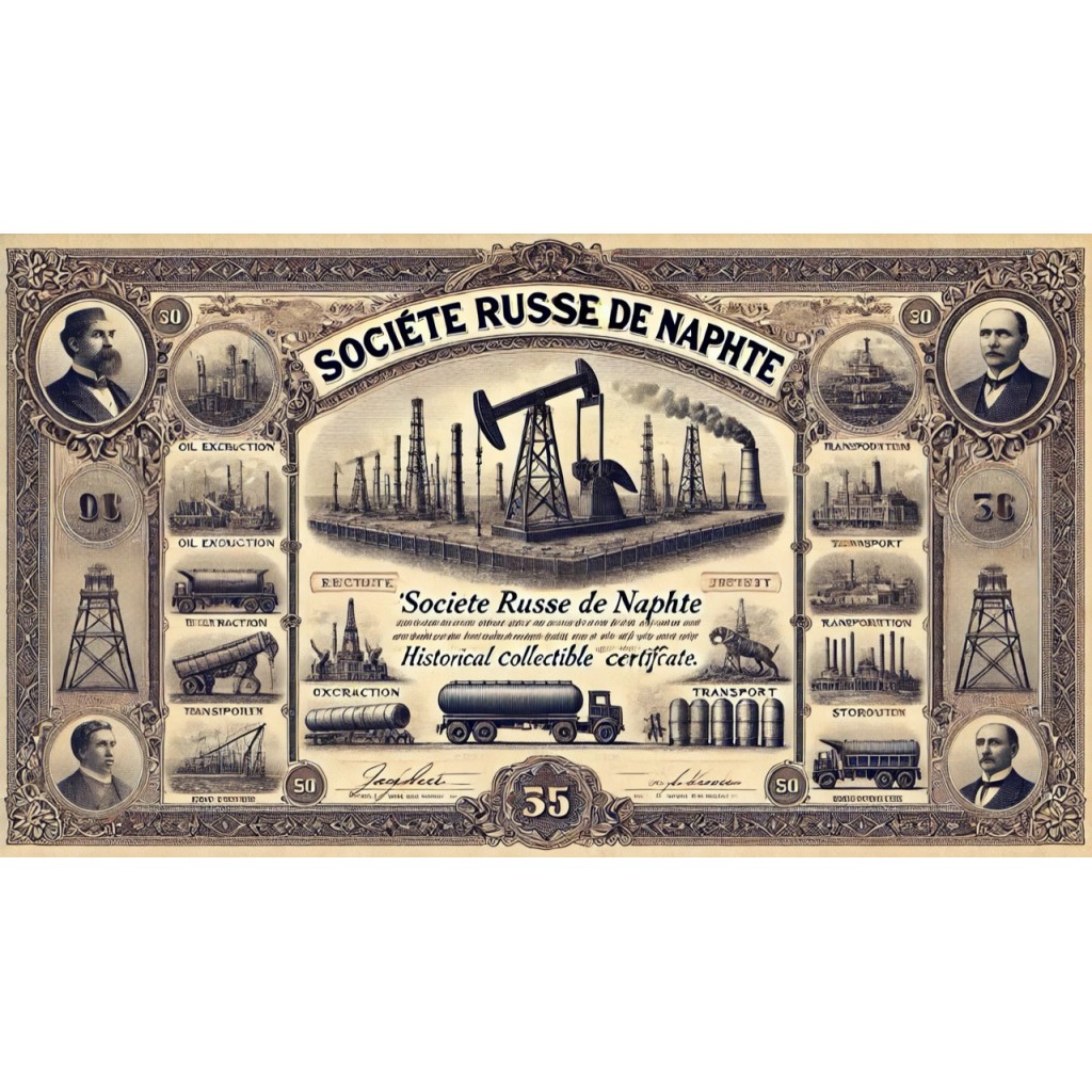 1912 - NAPHTE - SOC. RUSSE POUR L'EXTRACTION,LE...