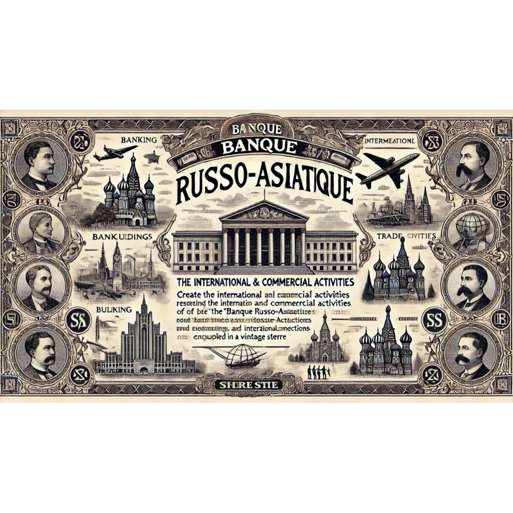 1911 - BANQUE RUSSO-ASIATIQUE