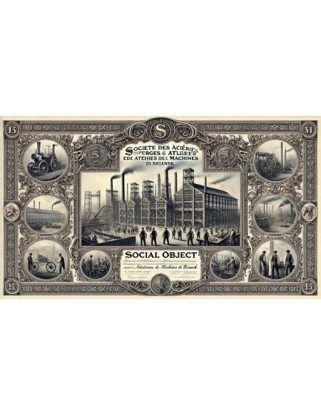 1907 - ACIERIES, FORGES ET ATELIERS DE MACHINES DE BRIANSK SOC. DES (AZIONE PRIVILEG.)