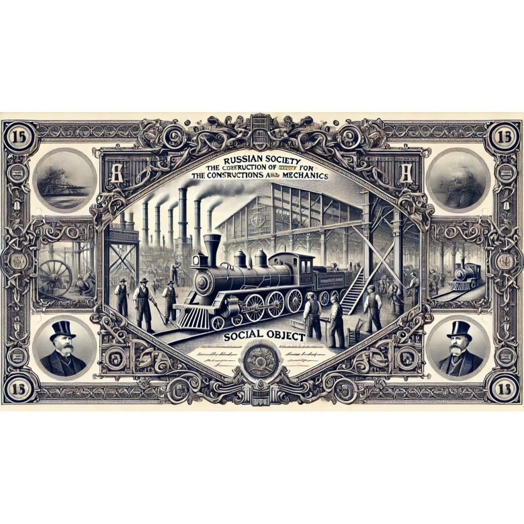 1907 - RUSSE DE CONSTRUCTION DE LOCOMOTIVES ET...