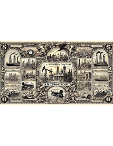 1914 - J. N. TER-AKOPOFF SOC. D'INDUSTRIE DE NAPHTE ET DE COMMERCE