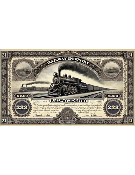 1889 - CHEMIN DE FER D'OREL-GRIASI COMP. DU (1000 Reichsmarks)