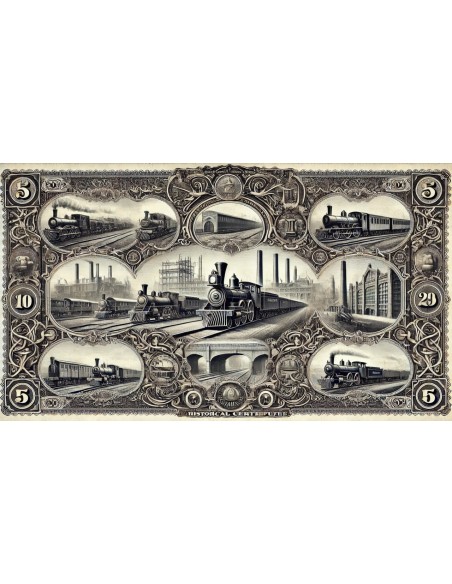 1889 - CHEMIN DE FER DE KOURSK-KHARKOF-AZOF COMP. DU (OBBLIG. DA 500 MARCHI)