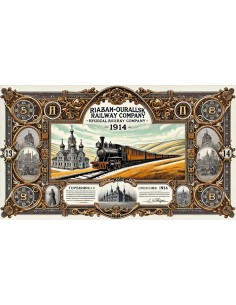 1914 - CHEMIN DE FER DE RIAZAN-OURALSK COMP. DU... 2