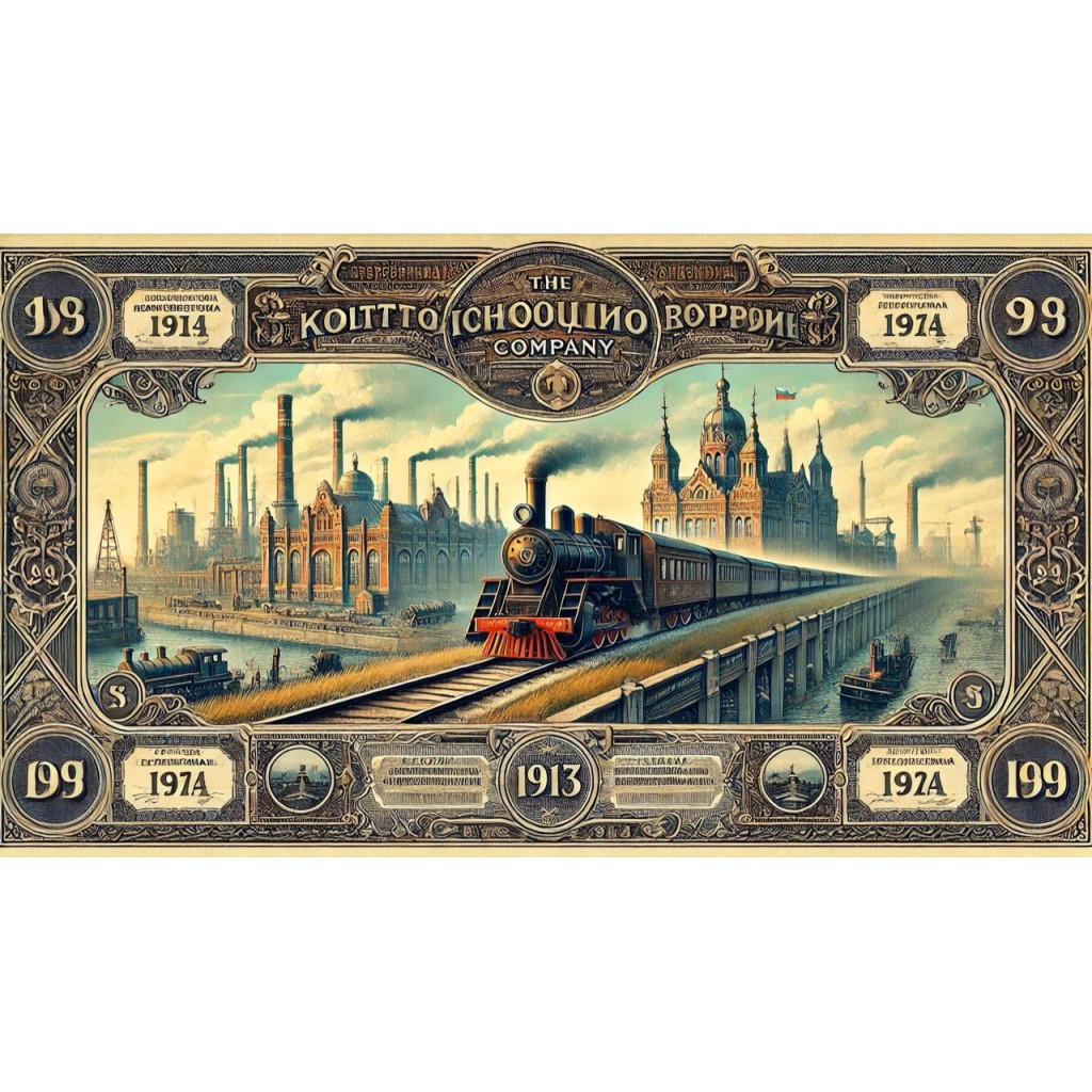 1913 - CHEMIN DE FER DE KOLTCHOUGUINO COMP. DU