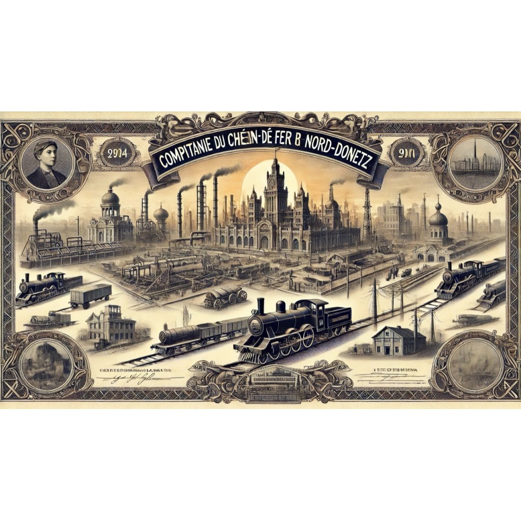 1908 - CHEMIN DE FER DU NORD-DONETZ COMP. DU