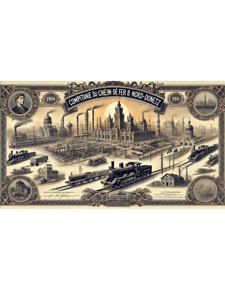 1908 - CHEMIN DE FER DU NORD-DONETZ COMP. DU