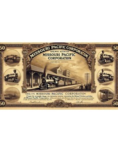 1980 - MISSOURI PACIFIC CORPORATION 10.000 AZIONI 2