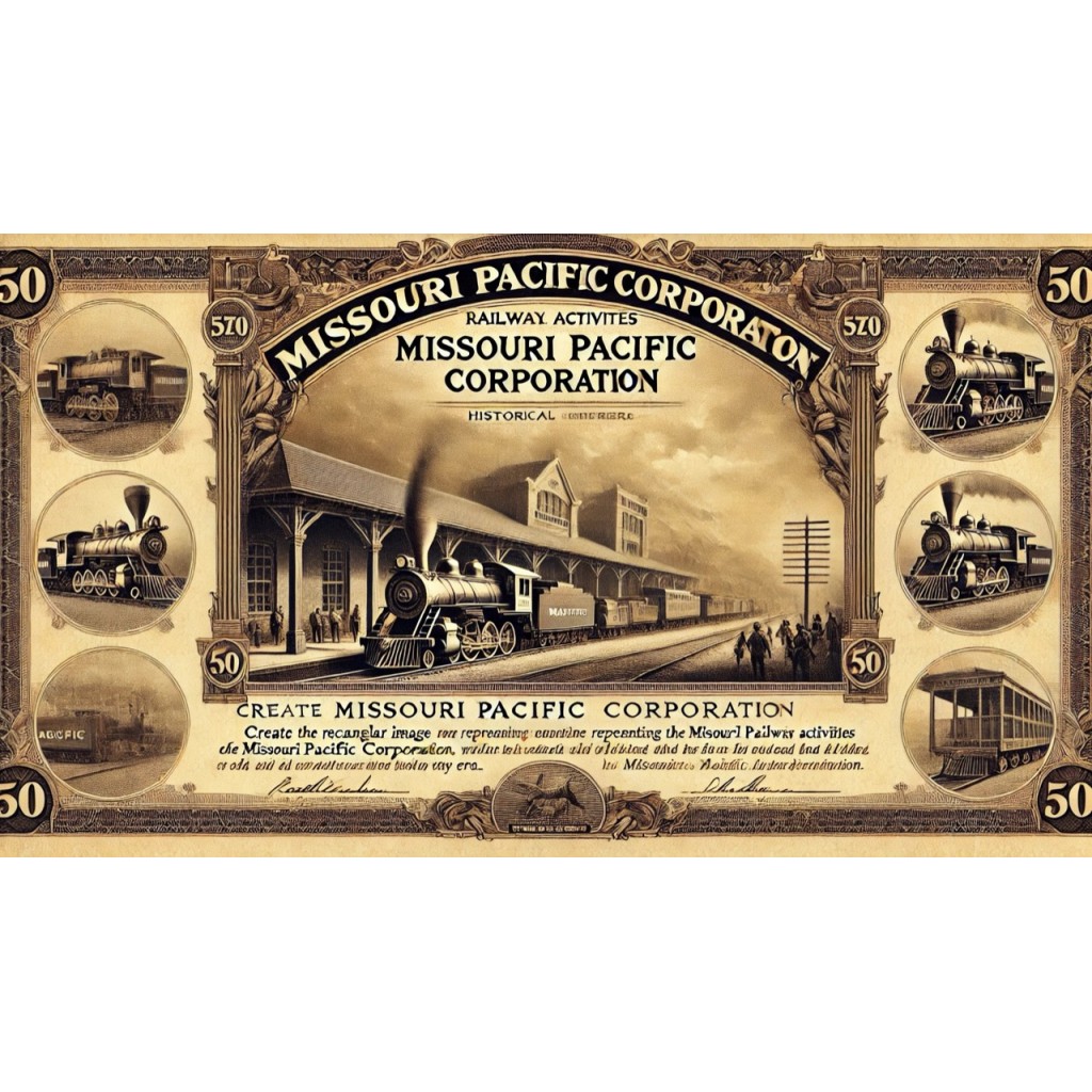 1980 - MISSOURI PACIFIC CORPORATION 10.000 AZIONI