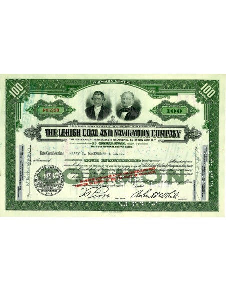 1937 - THE LEHIGH COAL AND NAVIGATION COMPANY