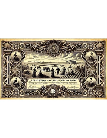 1912 - GOUVERNEMENT IMPERIAL DE RUSSIE - BANQUE FONCIERE RUSSE DES PAYSANS (5 obbligazioni 750 Rbl)