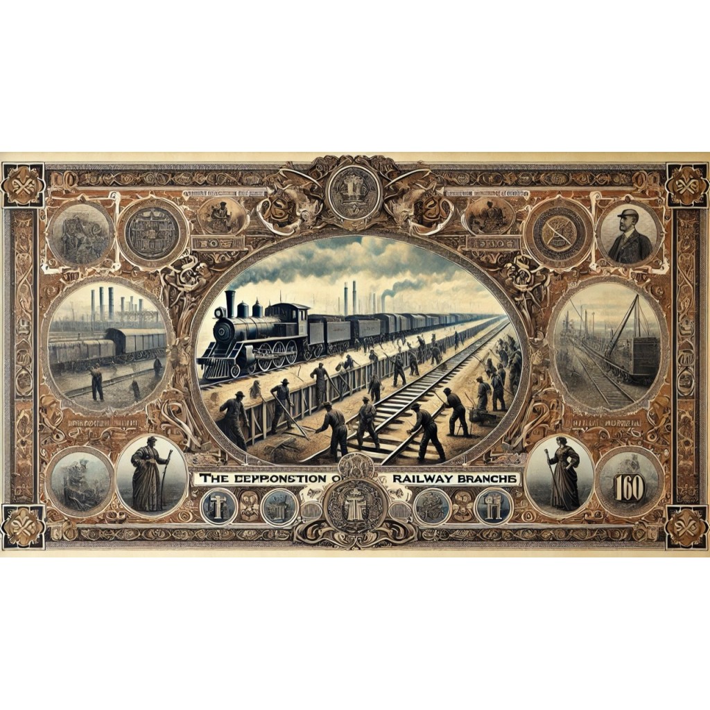 1913 - EMBRANCHEMENTS DE CHEMINS DE FER SOC. DES