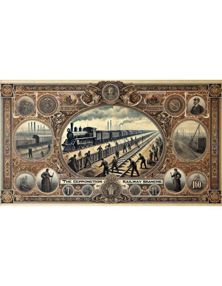 1913 - EMBRANCHEMENTS DE CHEMINS DE FER SOC. DES