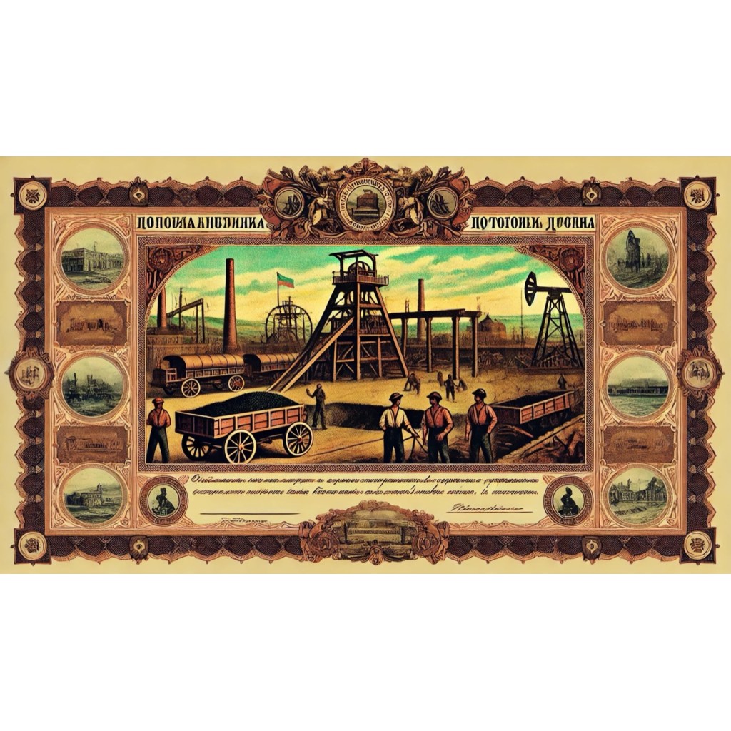 1907 - INDUSTRIE HOUILLERE DE LA RUSSIE...