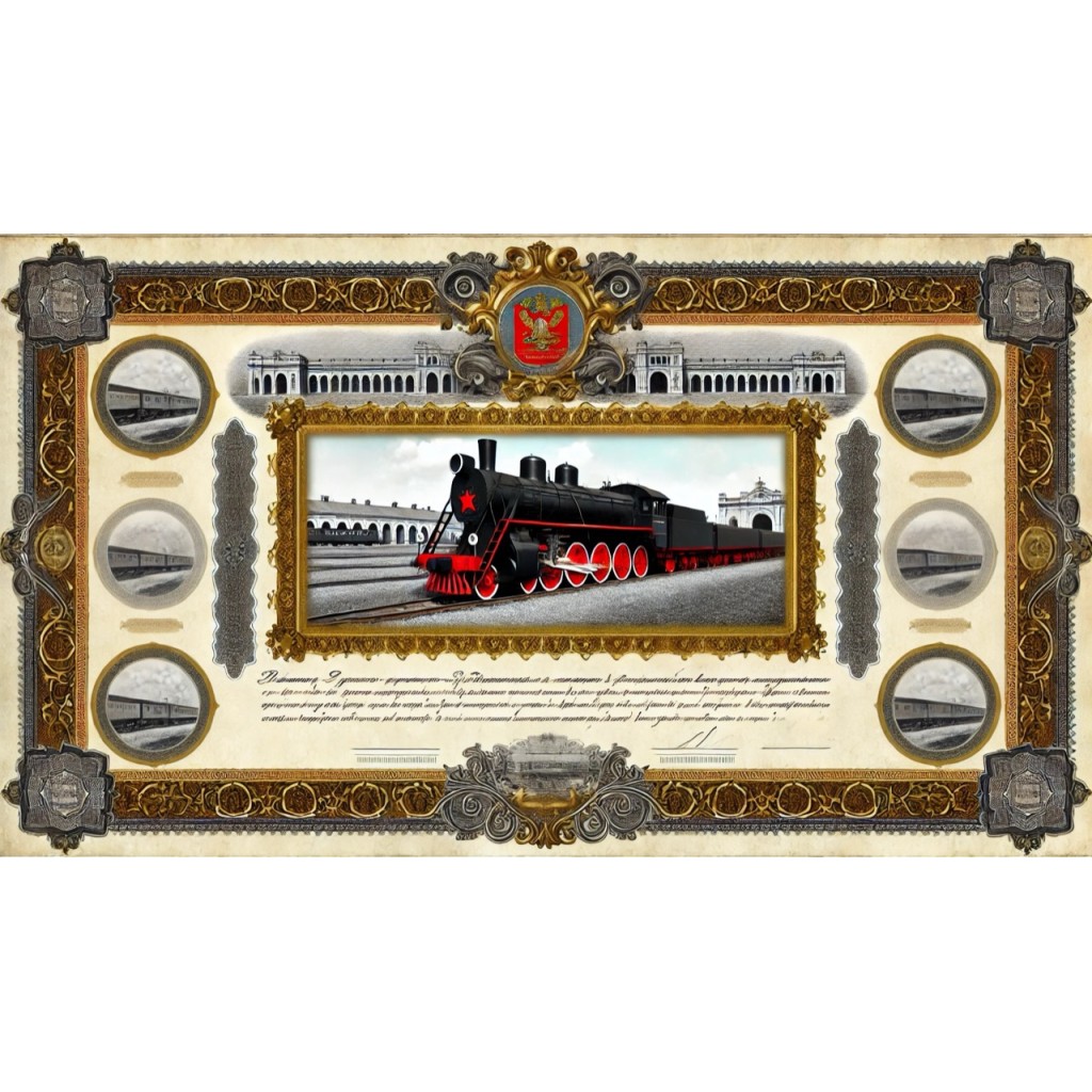 1894 - GOUVERNEMENT IMPERIAL DE RUSSIE - CHEMIN...