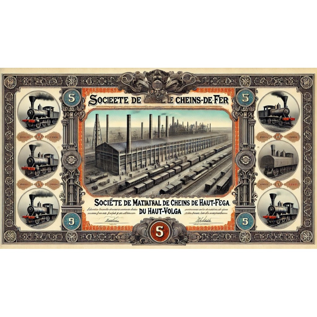 1903 - MATERIEL DE CHEMINS DE FER DU HAUT-VOLGA...