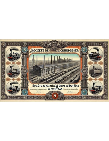 1903 - MATERIEL DE CHEMINS DE FER DU HAUT-VOLGA SOC. DE