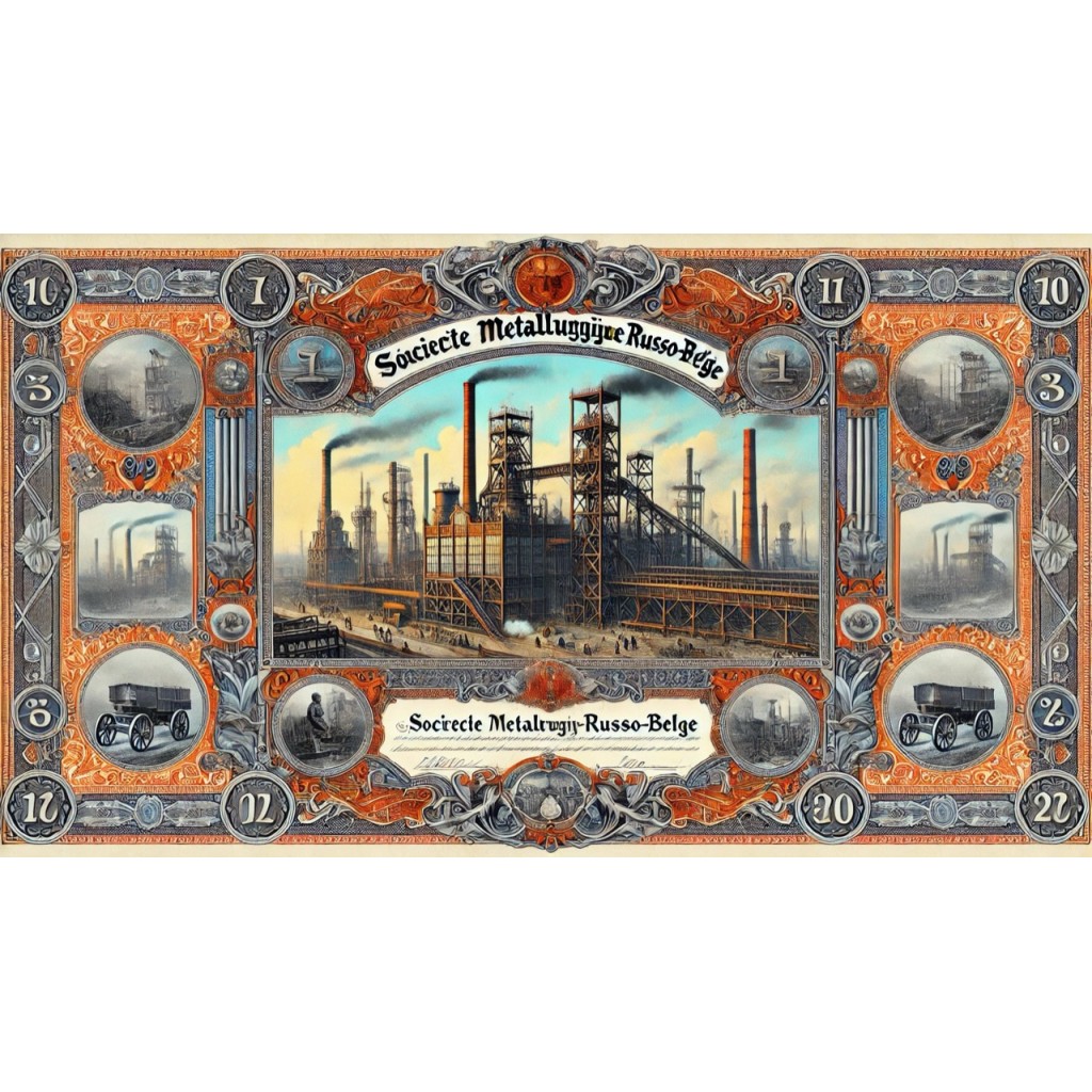 1909 - METALLURGIQUE RUSSO-BELGE SOC.
