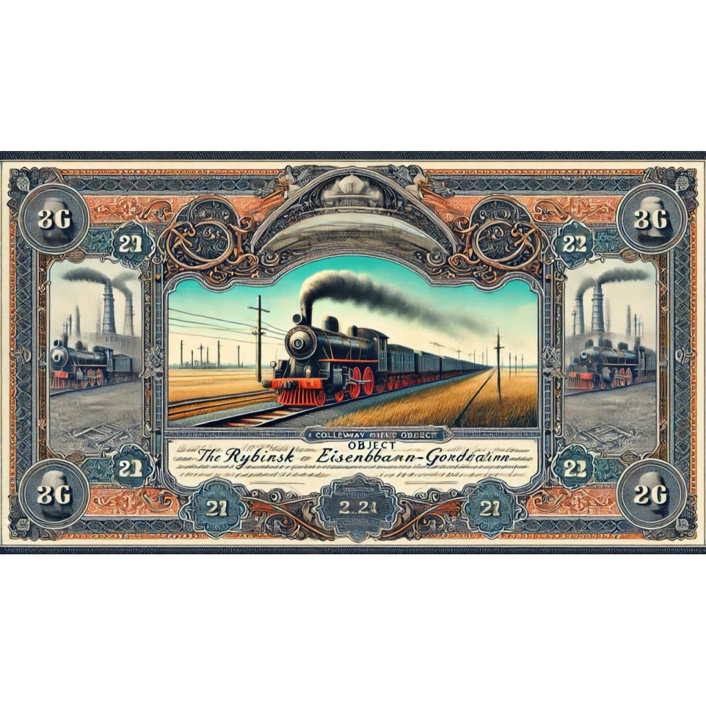 1895 - RYBINSK EISENBAHN-GESELLSCHAFT...