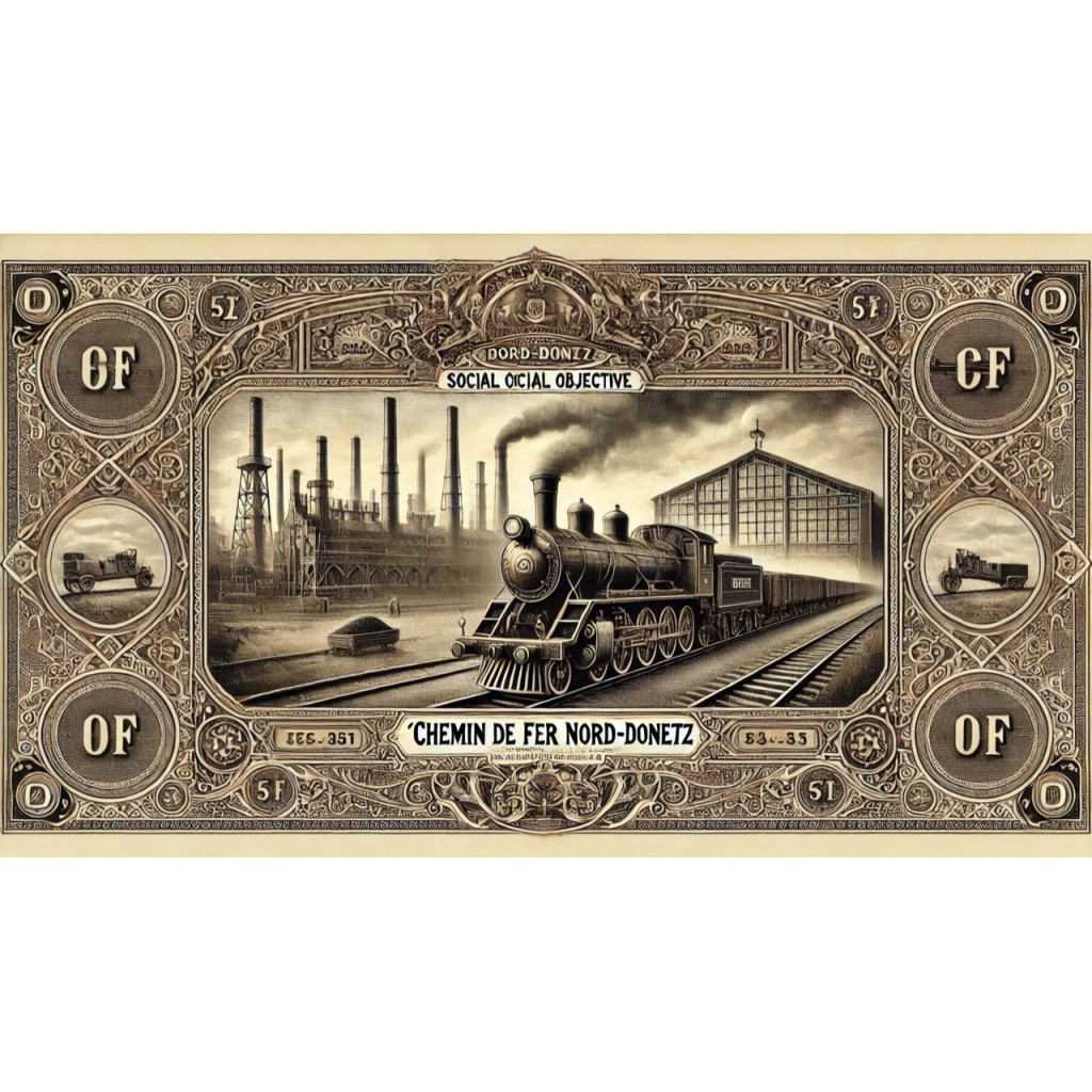 1914 - CHEMIN DE FER NORD-DONETZ COMP. DU...