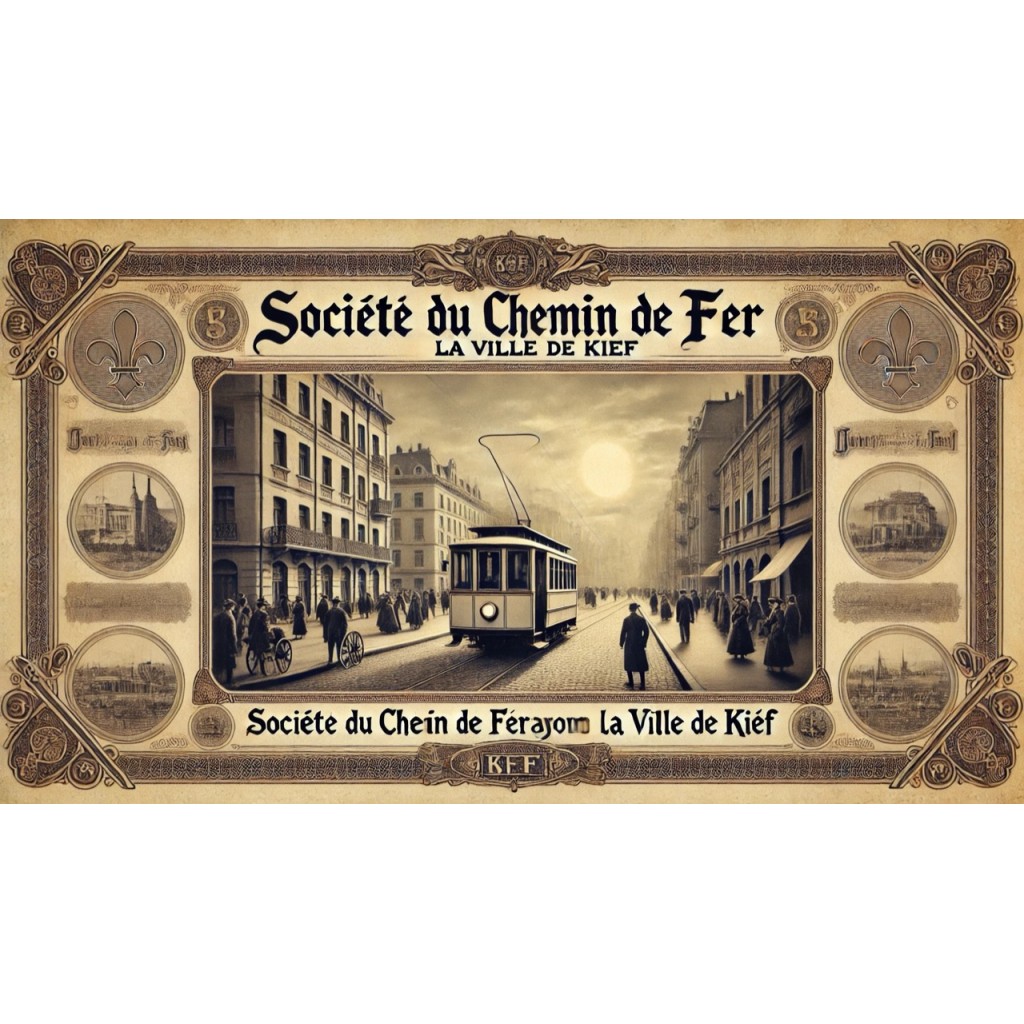 1907 - CHEMIN DE FER (TRAMWAY) DE LA VILLE DE...